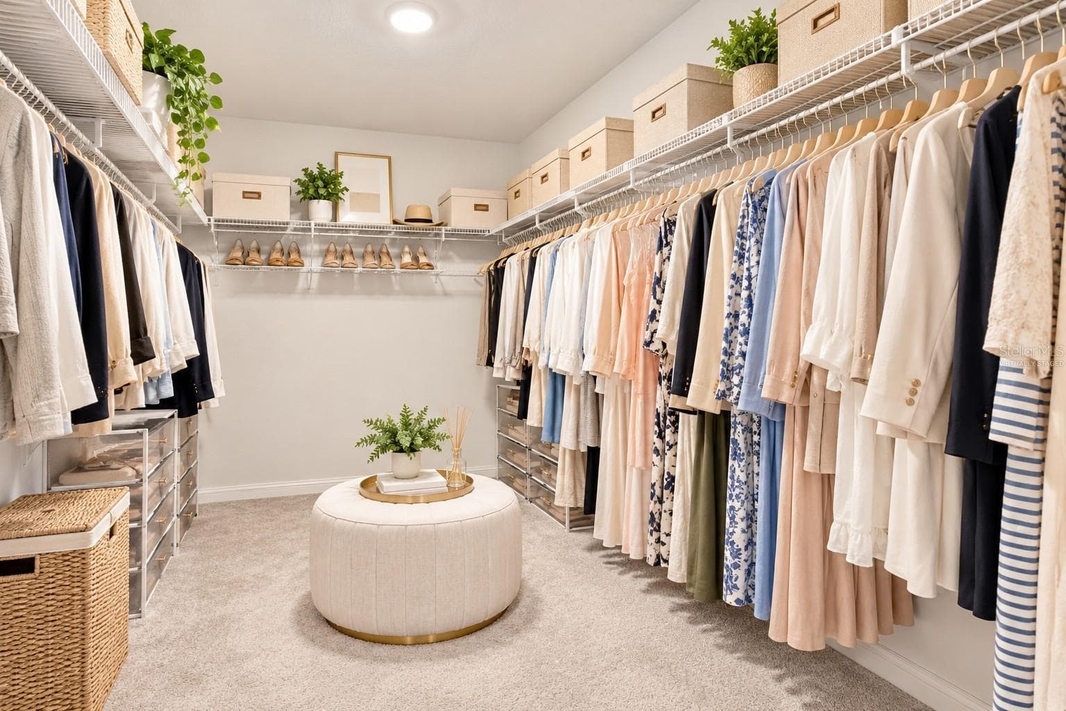 Master Closet “virtually staged” - 13209 WILDFLOWER MEADOW DR, RIVERVIEW