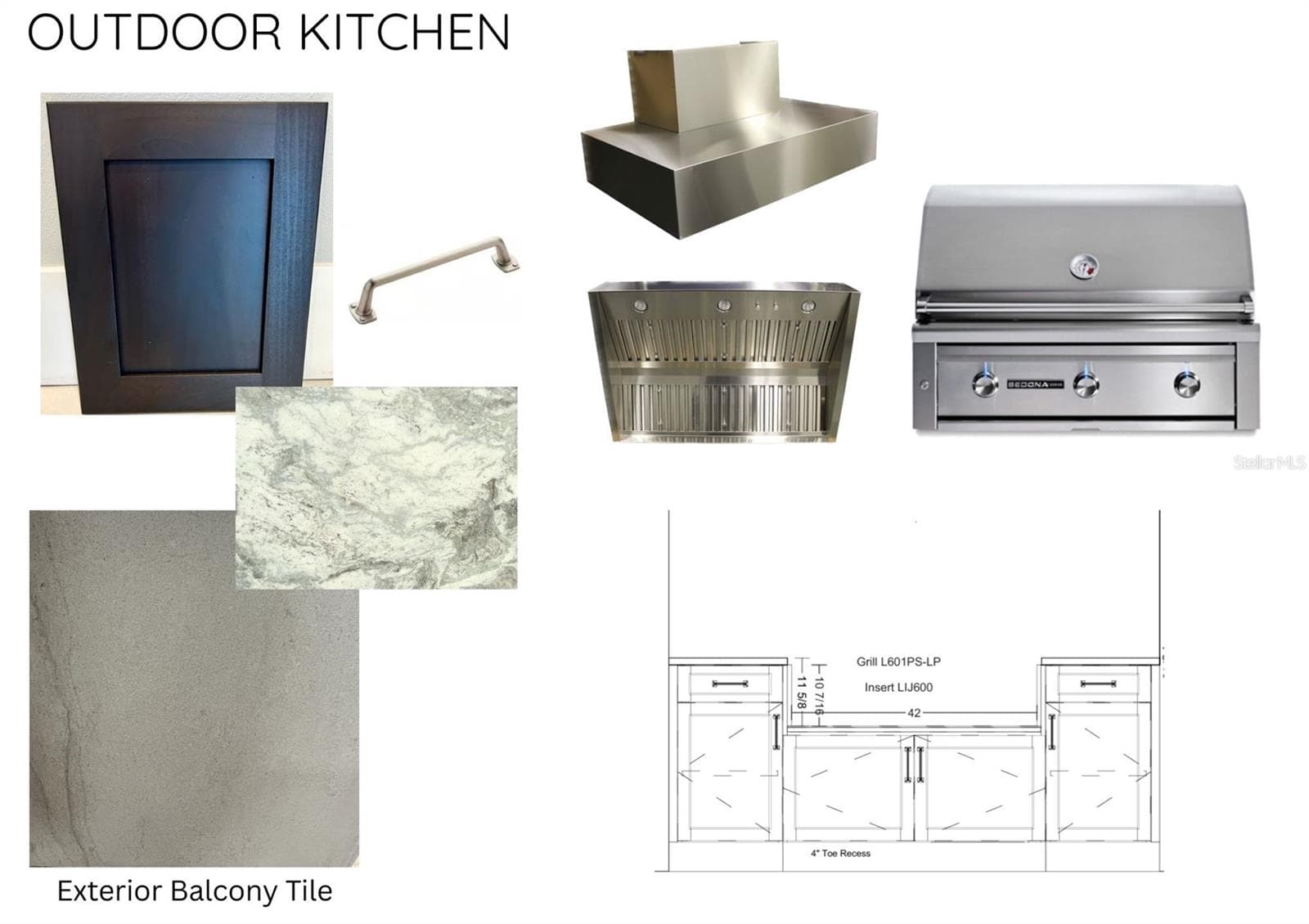 Outdoor Kitchen. - 4903 COMMONWEALTH DR, SARASOTA