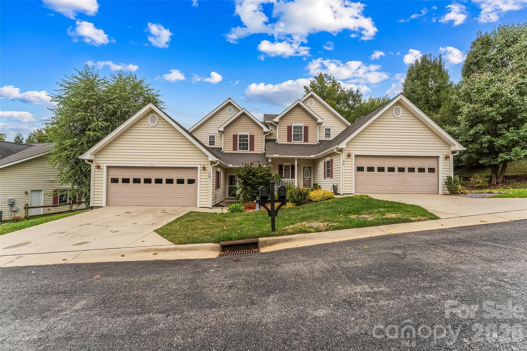 28 Viera Drive is on the left side. - 28 Viera Drive, Swannanoa