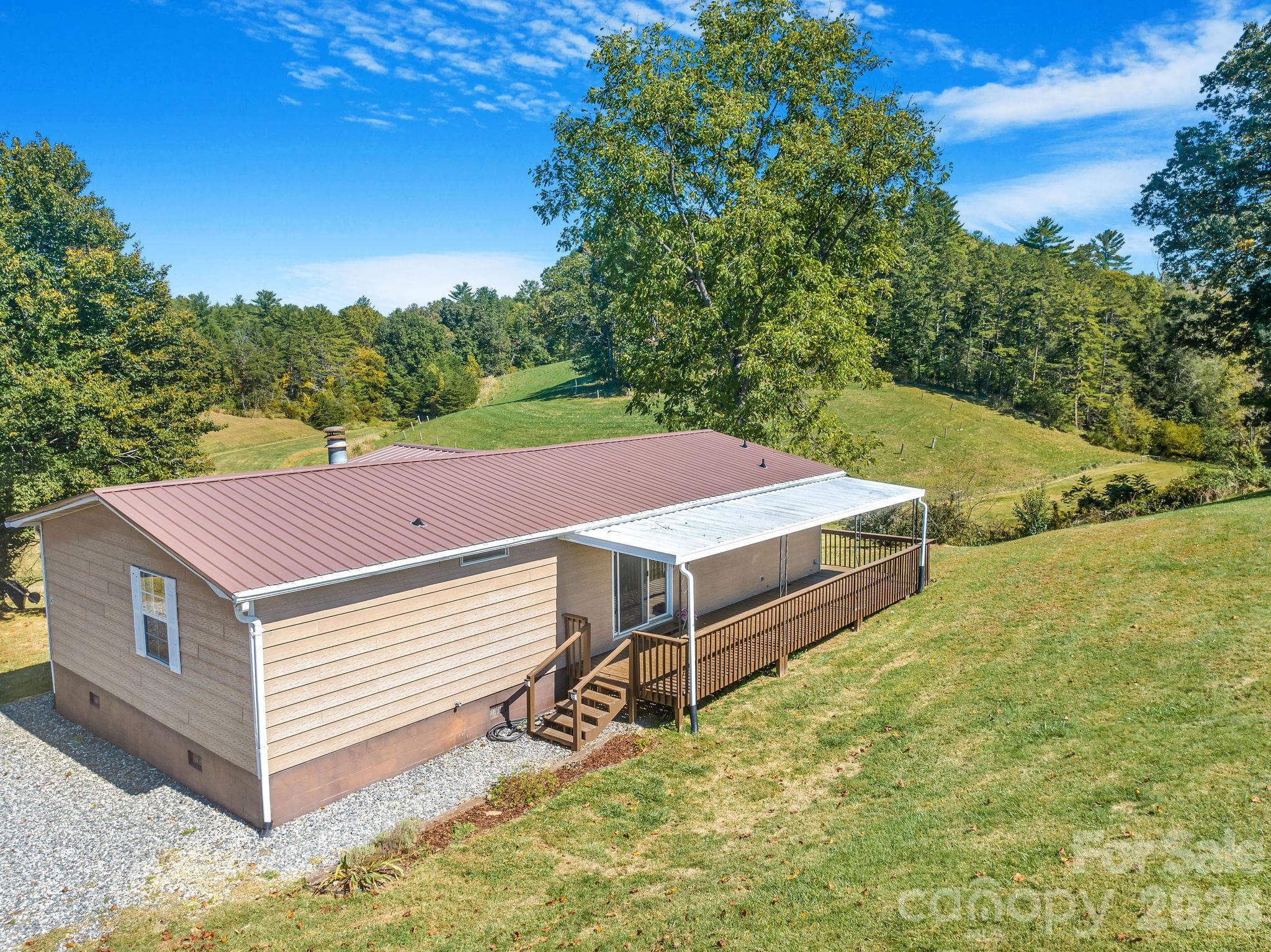 Long-lasting metal roof - 67 Allman Hill Road, Weaverville
