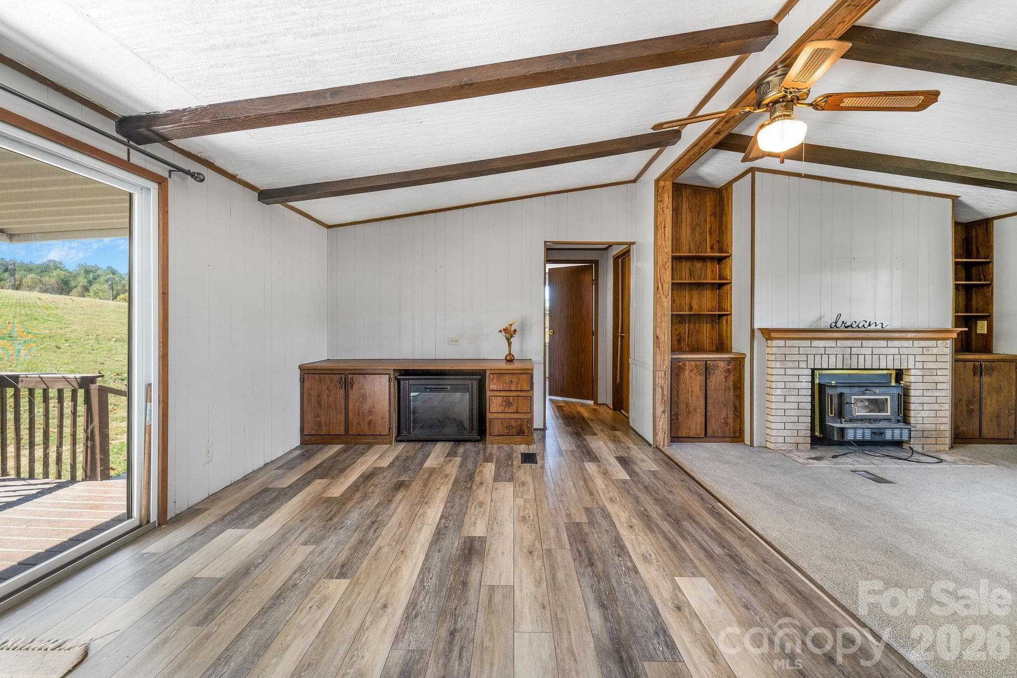 Open concept living space - 67 Allman Hill Road, Weaverville