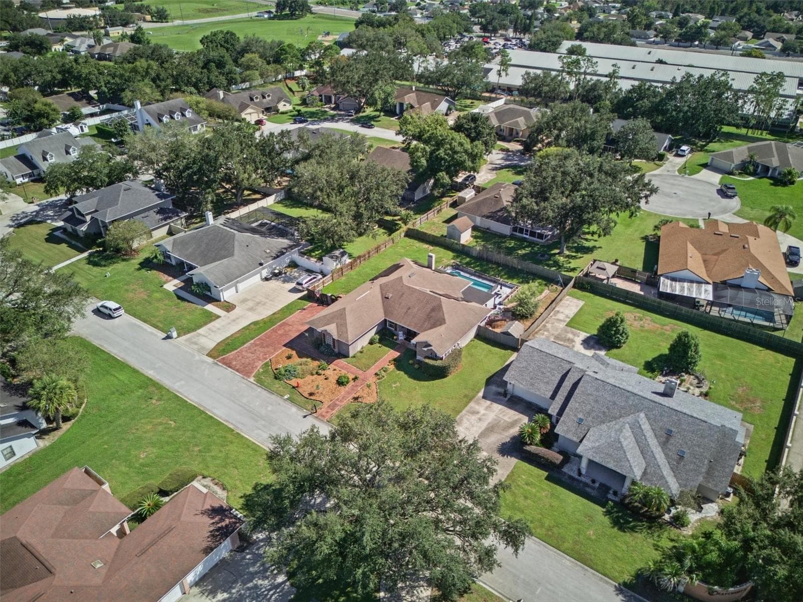 Aerial View - 2809 CHATSWORTH LN, LAKELAND
