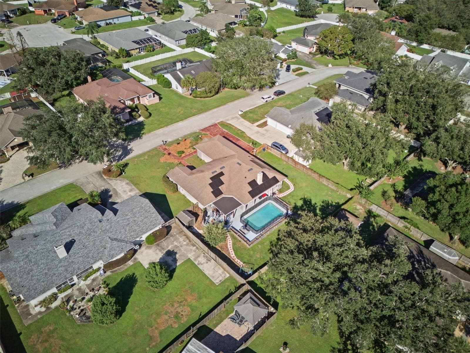 Aerial - 2809 CHATSWORTH LN, LAKELAND