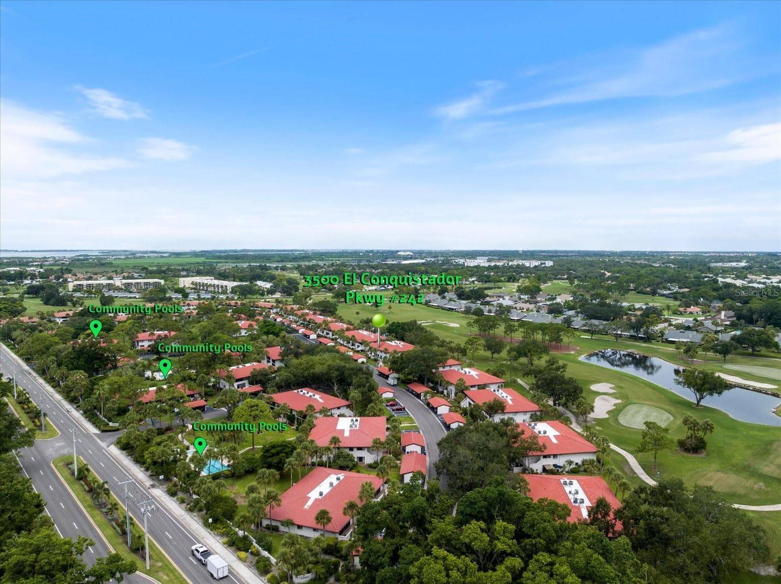 Condominium at 3500 EL CONQUISTADOR PKWY #242, BRADENTON, photo 28 of 35