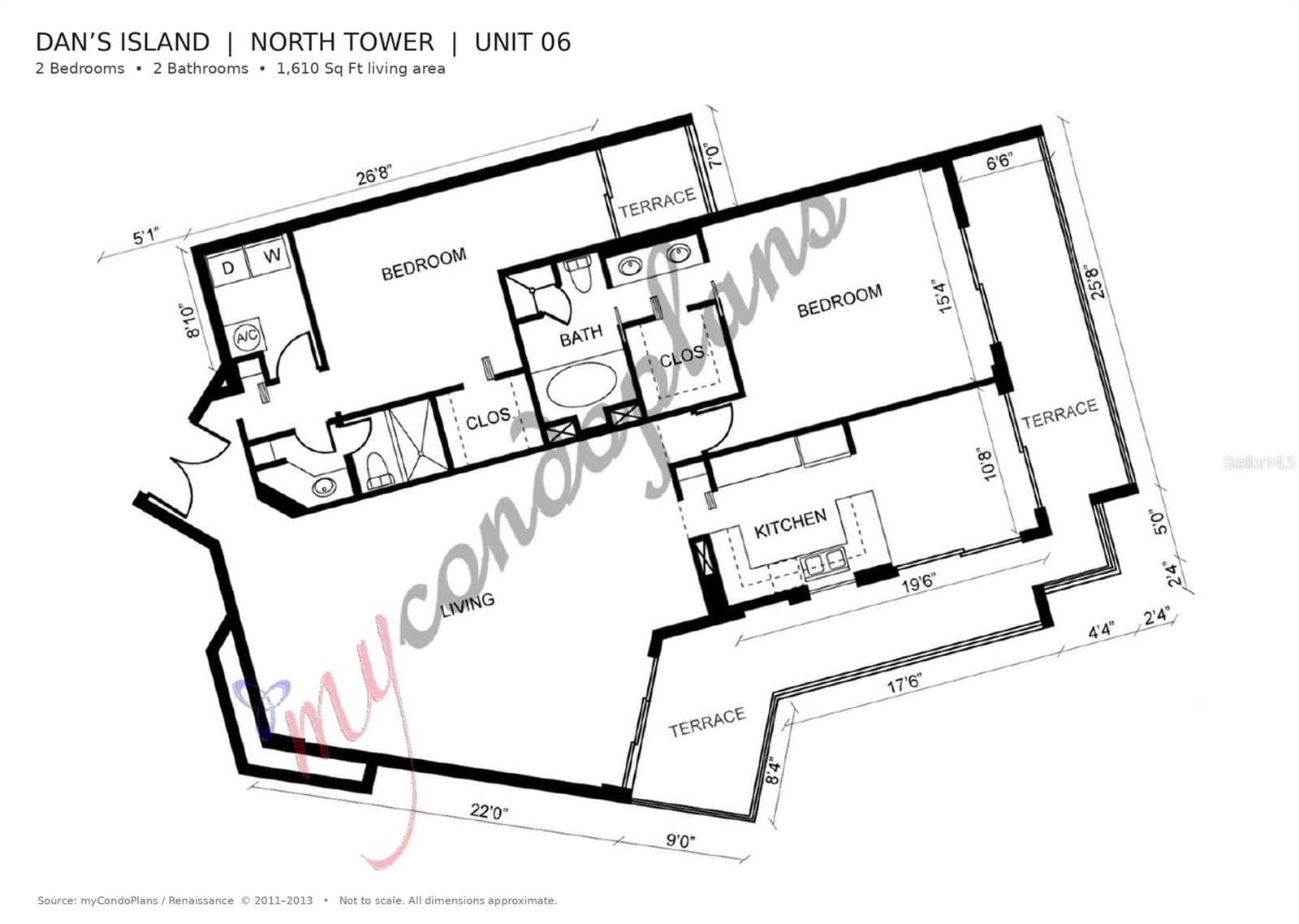 Condominium at 1660 GULF BLVD #706, CLEARWATER, photo 38 of 53
