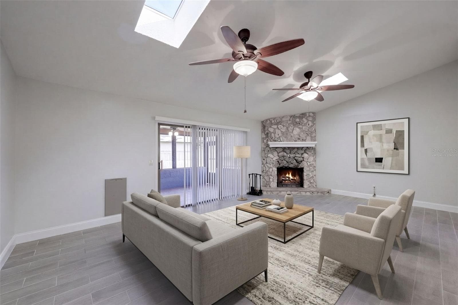 Family Room - Virtually Staged - 954 NIBLICK DR, CASSELBERRY