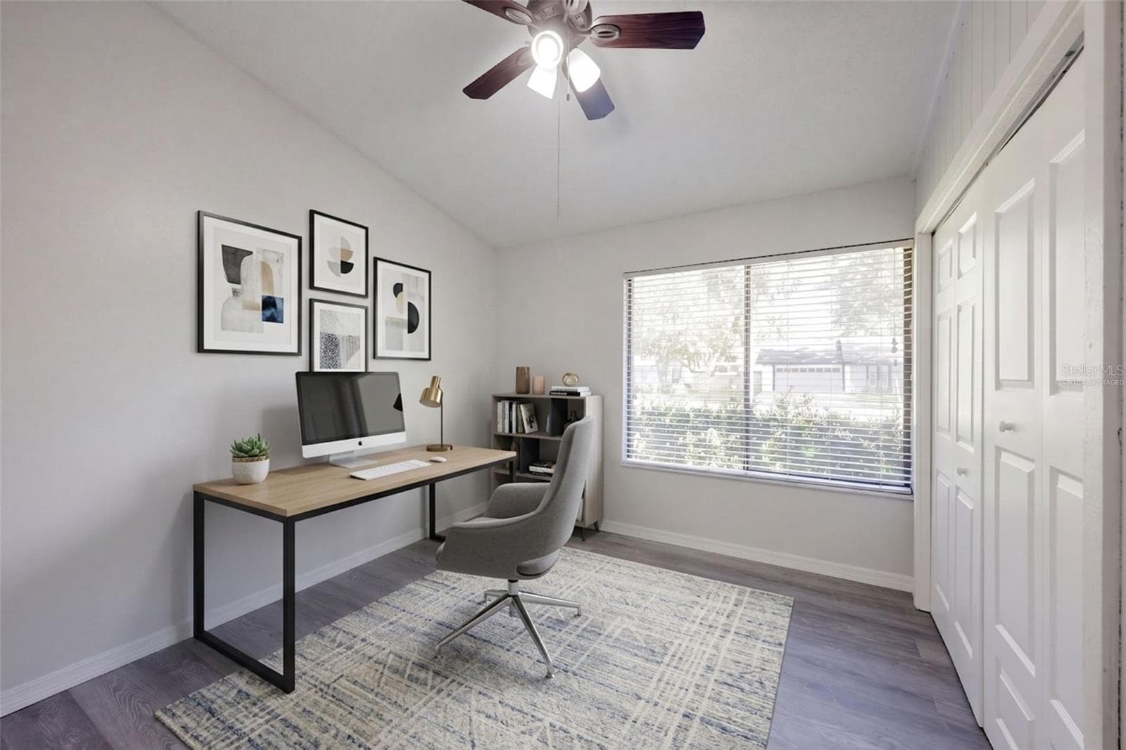 Bedroom #3 - Virtually Staged as an office - 954 NIBLICK DR, CASSELBERRY