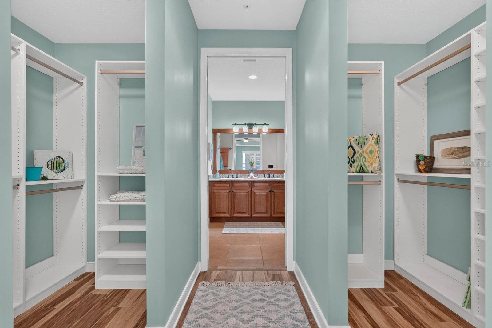 Custom dual closets in the master - 160 PANTANO CAY BLVD #3305, ST AUGUSTINE