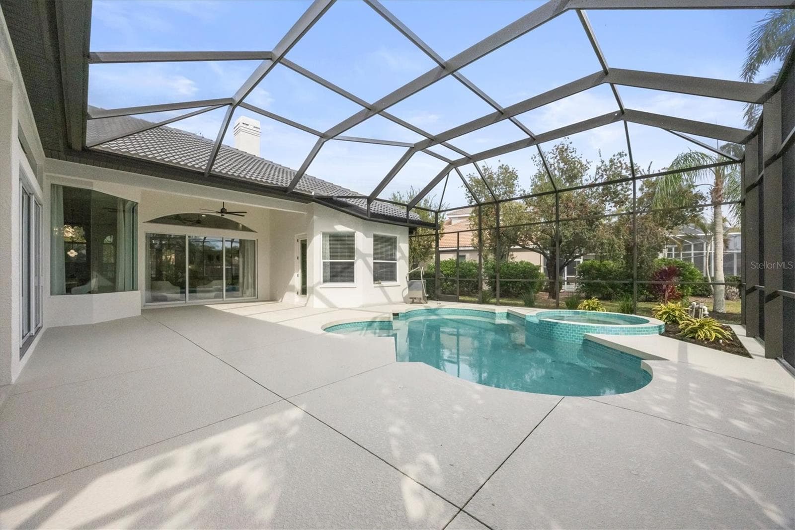 Pool and Spa, Covered Lanai - 6922 STANHOPE PL, UNIVERSITY PARK