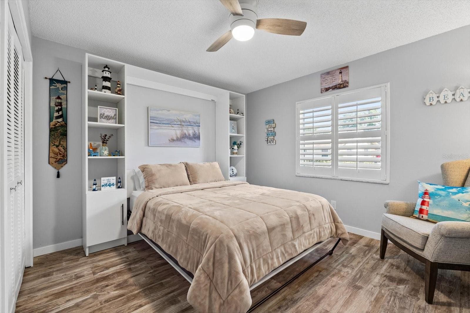 Second bedroom with murphy bed (conveys) - 1307 STONEHAVEN LN, DUNEDIN