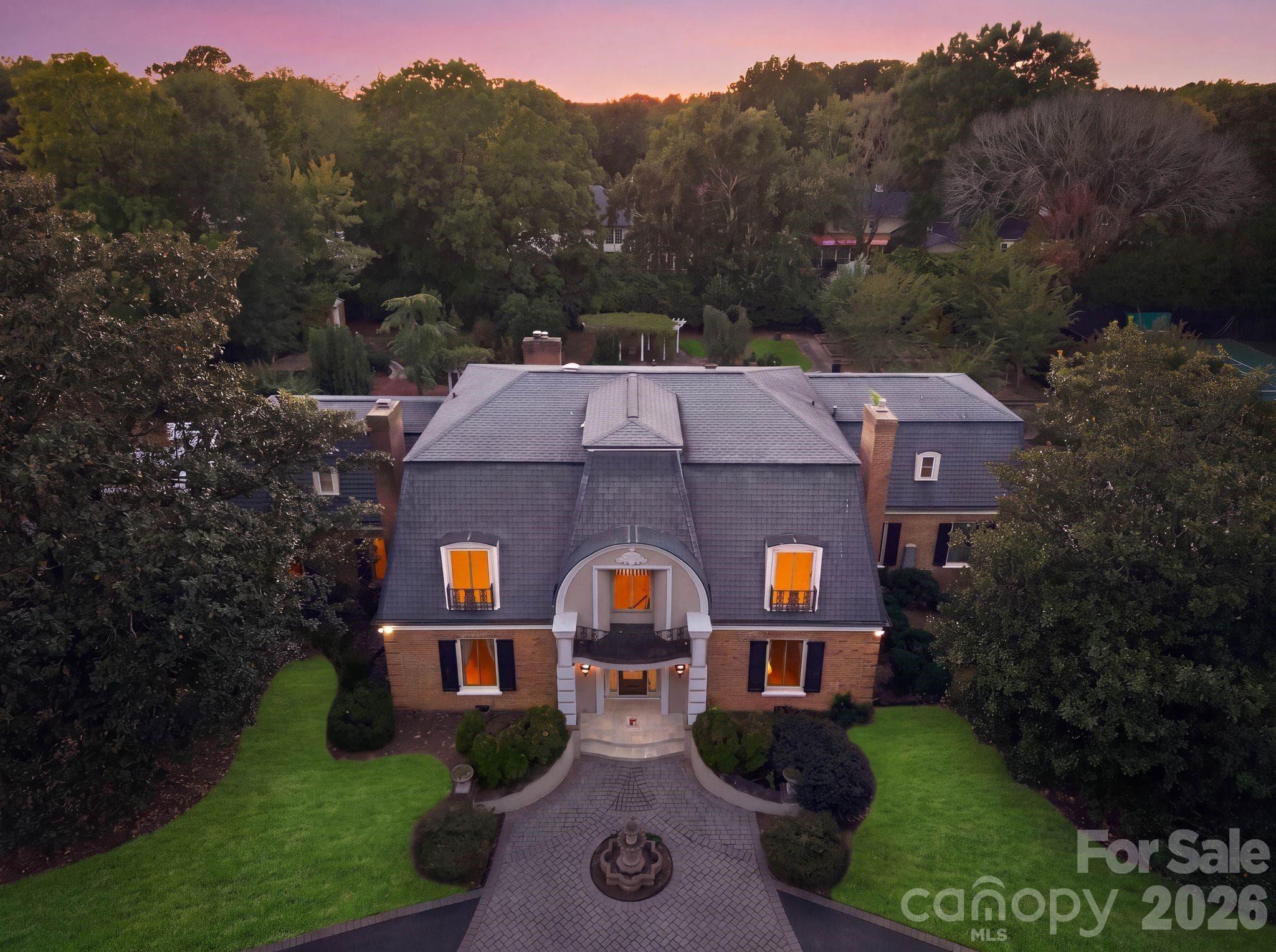Room for a tennis court or sports court. - 3452 Sharon Road, Charlotte