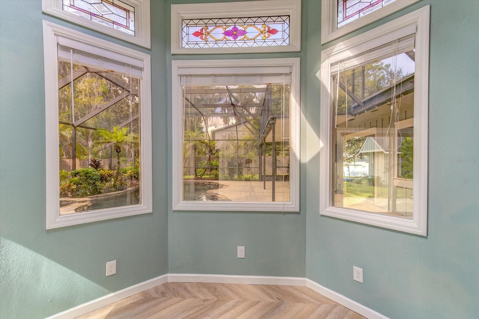 Primary Bedroom with pool view - 9793 LAKE GEORGIA DR, ORLANDO