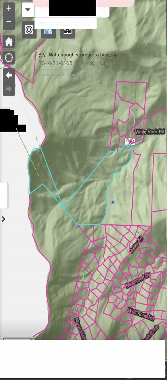 GIS Map - 1629 White Rock Road, Cullowhee