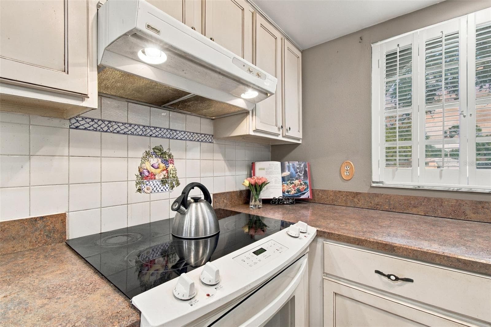 The decorative mosaic tile is custom designed. - 13020 LEVERINGTON ST, TAMPA