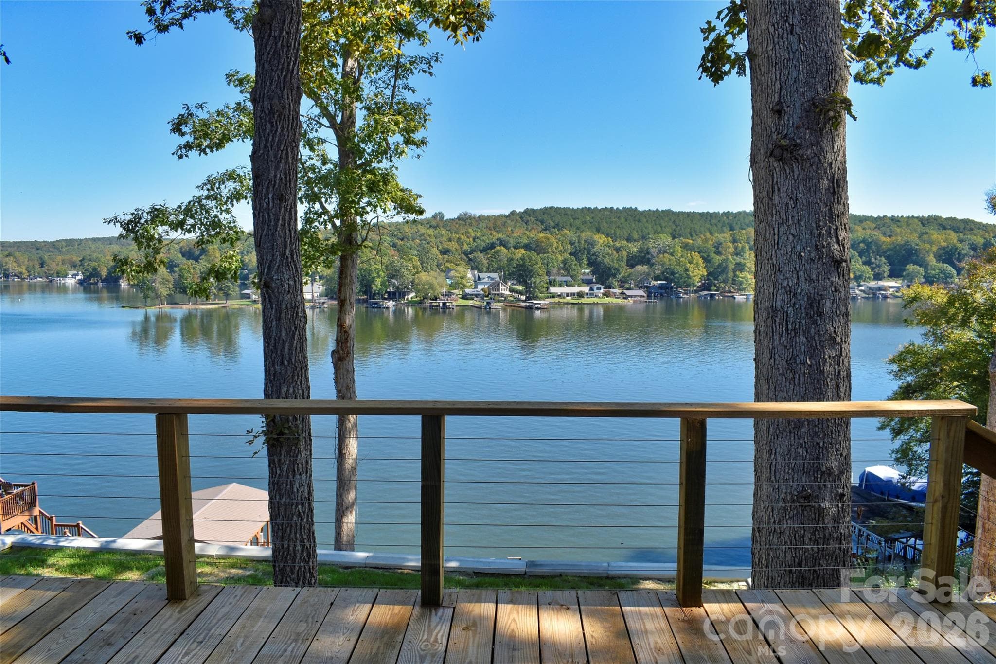 Lakefront deck. - 1026 Pinehaven Drive, Badin Lake