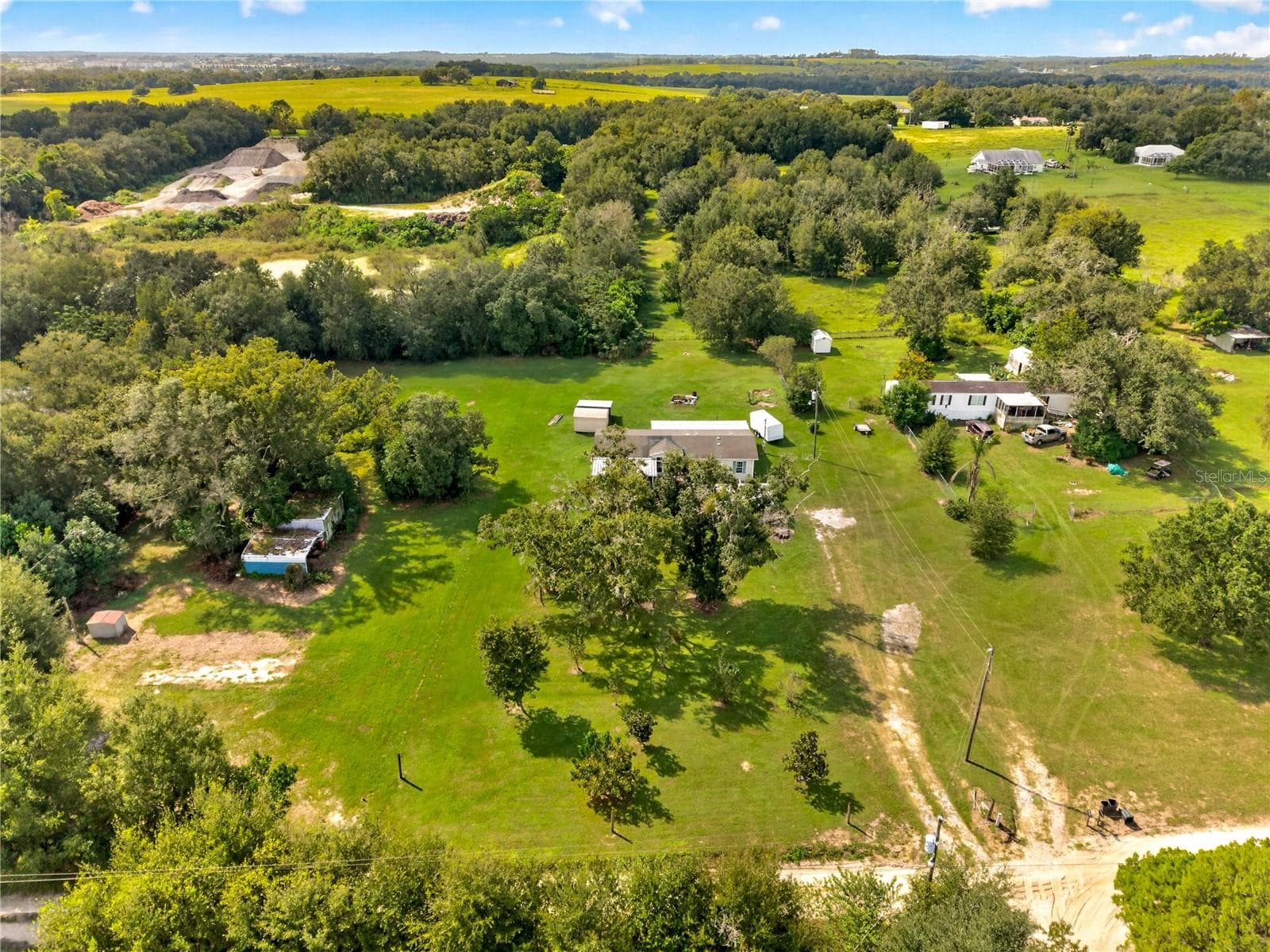 Aerial View - 8425 HEATHER DR, ZEPHYRHILLS
