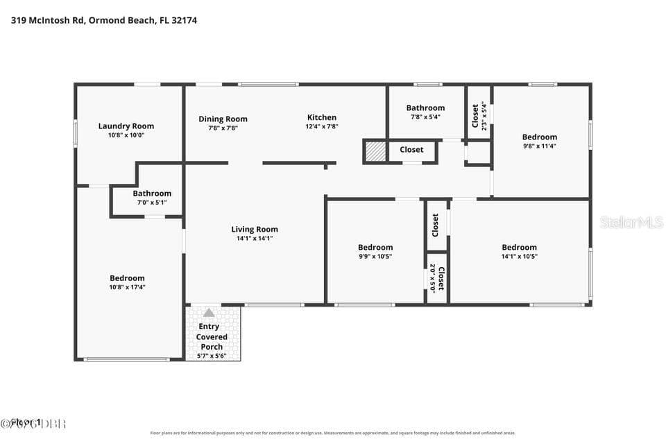 Single Family Residence at 319 MCINTOSH RD, ORMOND BEACH, photo 39 of 39