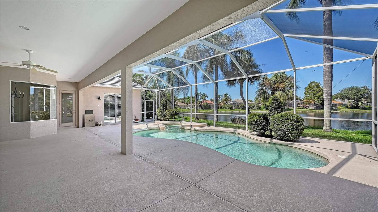 Large Lanai totalling 44 X 39 ft of play area - 335 PARK TRACE BLVD, OSPREY
