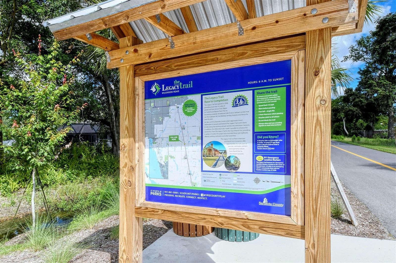 Legacy Map for Biking - 335 PARK TRACE BLVD, OSPREY