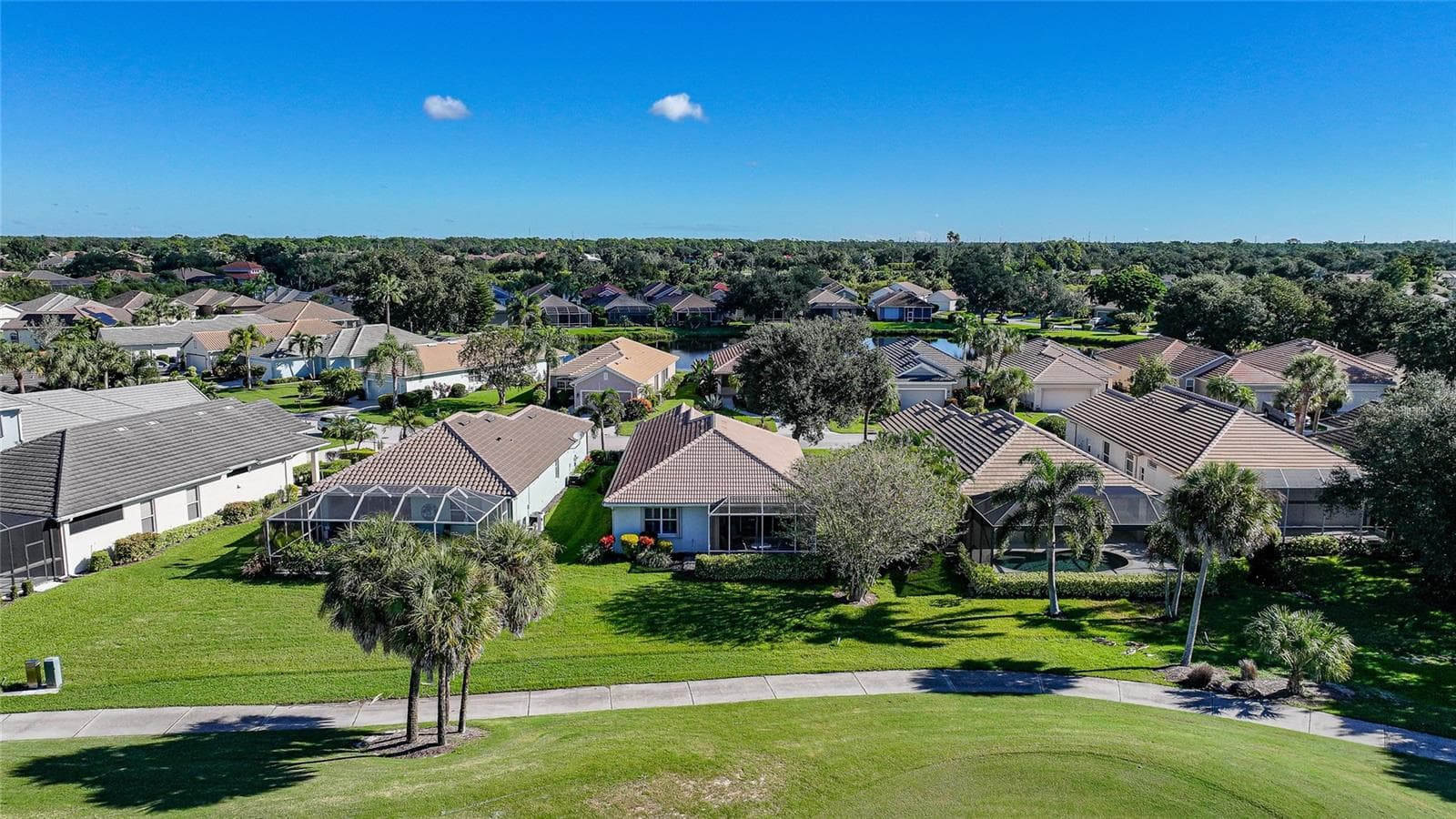 Back of home - 3339 OSPREY LN, PORT CHARLOTTE