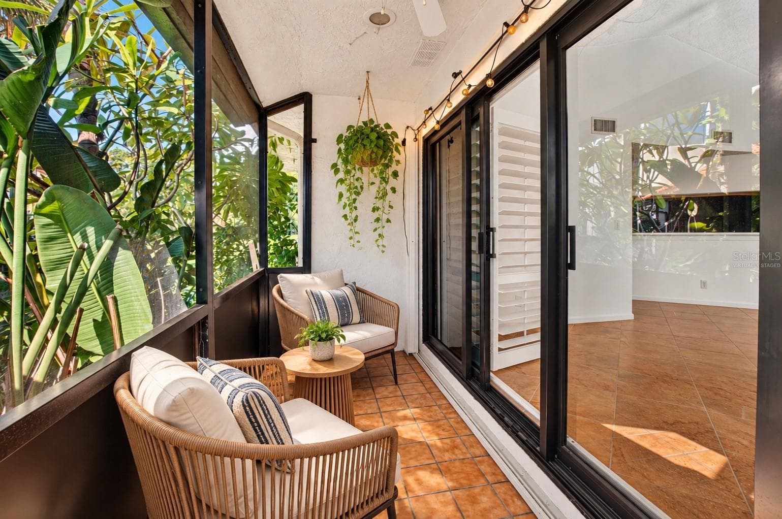 Virtually Staged Balcony / Lanai - 10 VIA DE CASAS SUR #101, BOYNTON BEACH