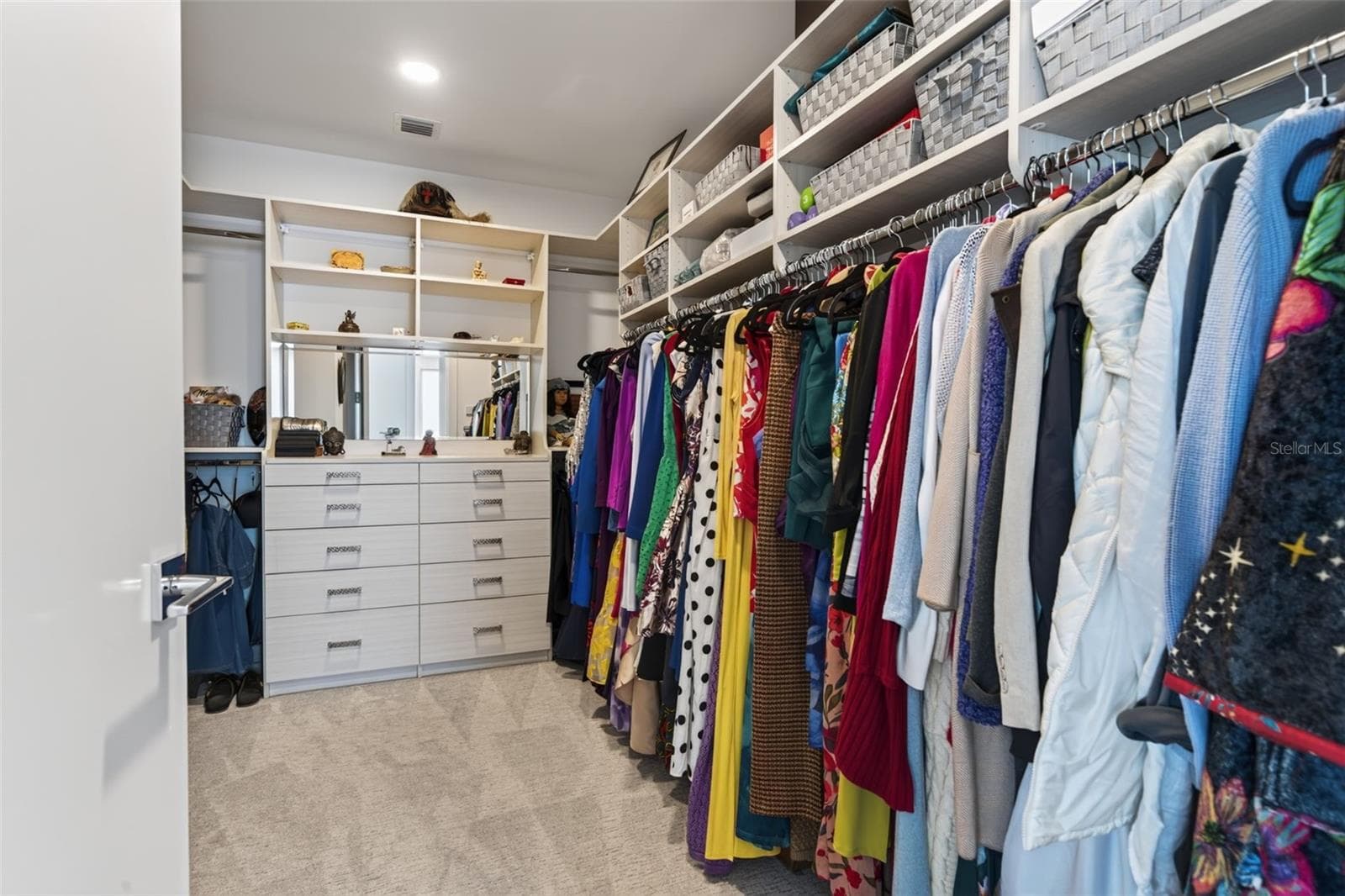"Her" Walk- In Closet. Primary Ensuite - 540 N TAMIAMI TRL #1604, SARASOTA