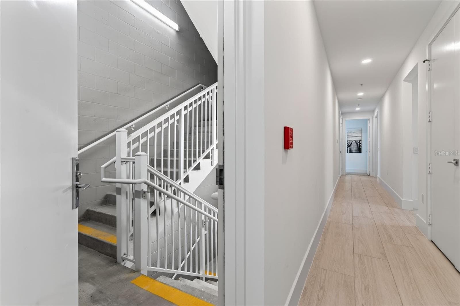 Emergency Stairwell Access via Unit Hallway - 540 N TAMIAMI TRL #1604, SARASOTA