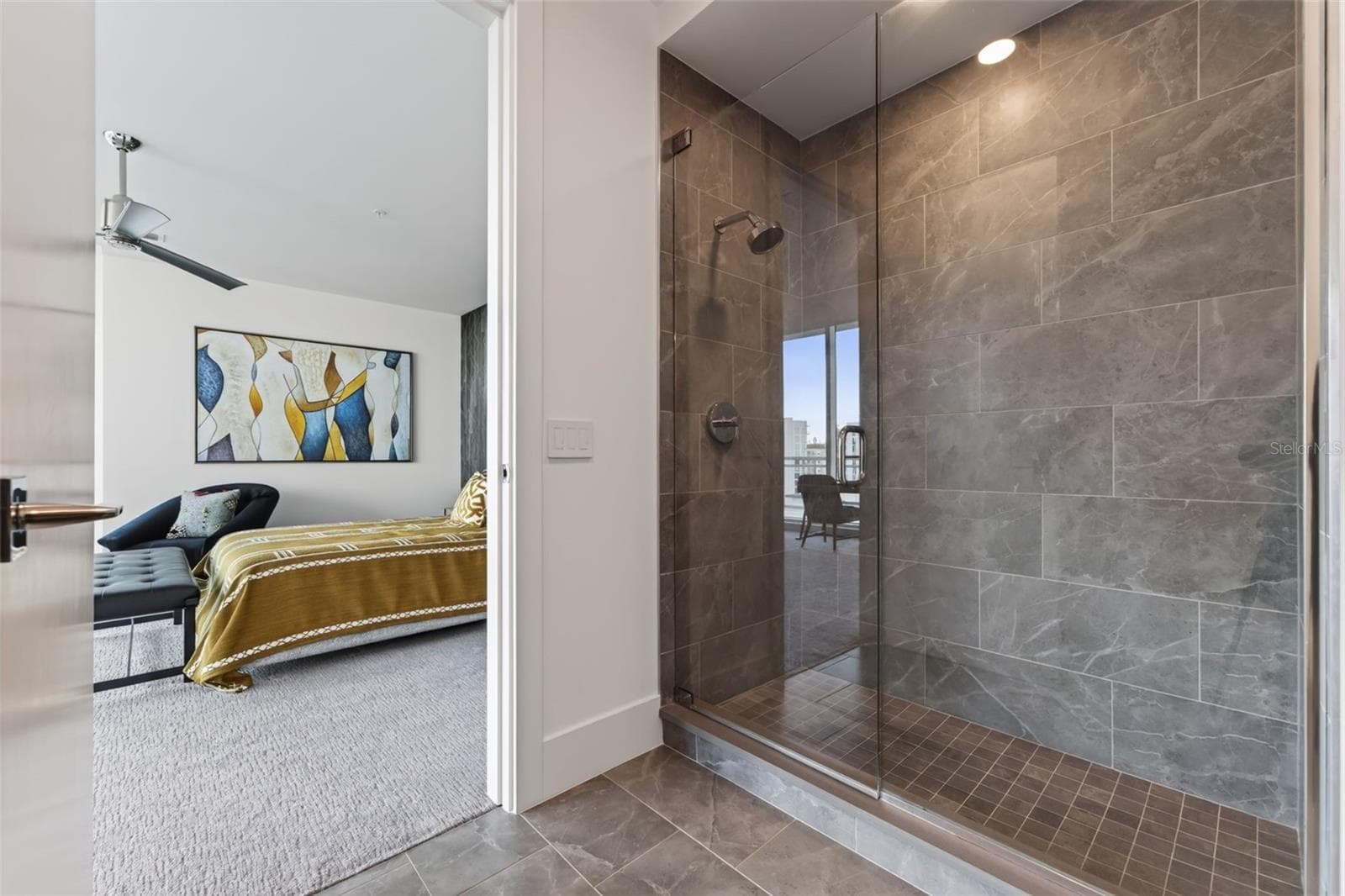 Guest Ensuite 3- Bath with Shower - 540 N TAMIAMI TRL #1604, SARASOTA
