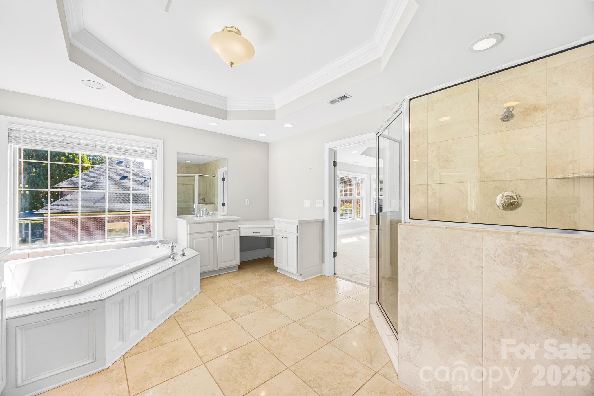 Primary Bathroom ( shower glass is not tinted) - 105 Mandarin Drive, Mooresville