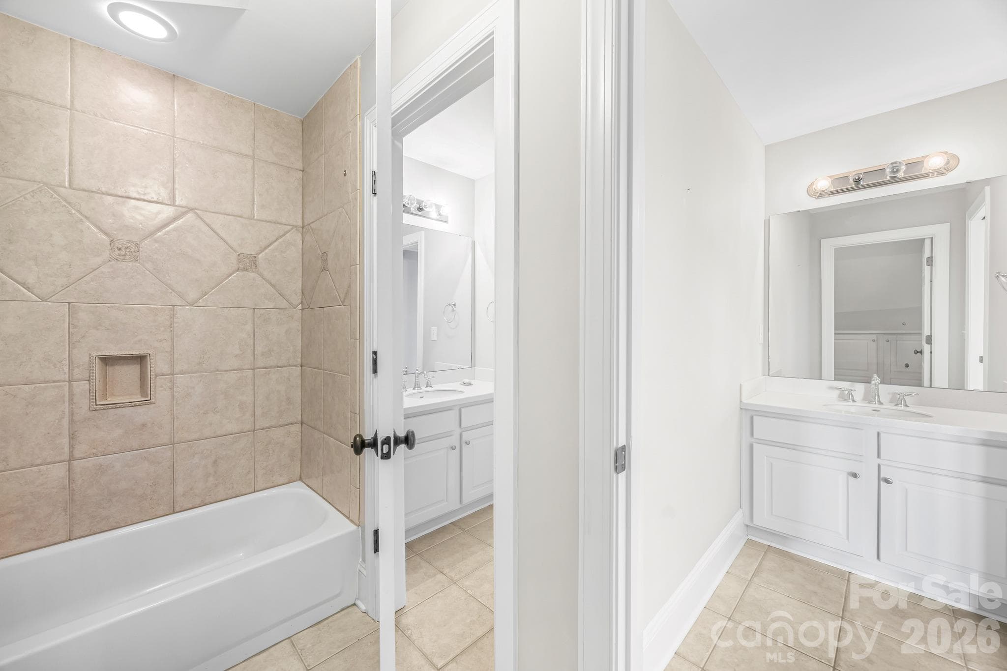 Secondary Bathroom with split vanities(see floor plan) - 105 Mandarin Drive, Mooresville