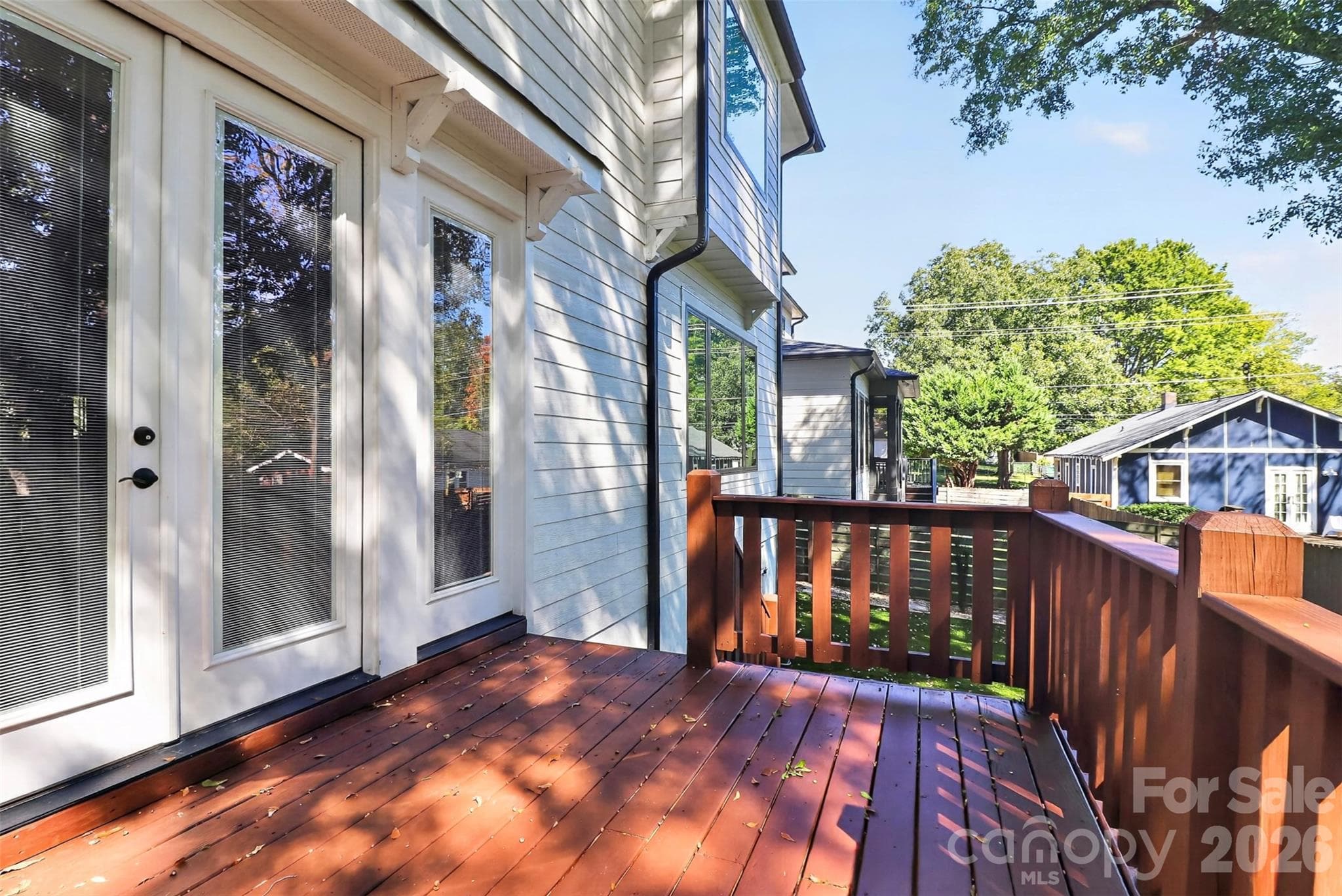 Freshly Stained Deck - 1412 N Caldwell Street, Charlotte
