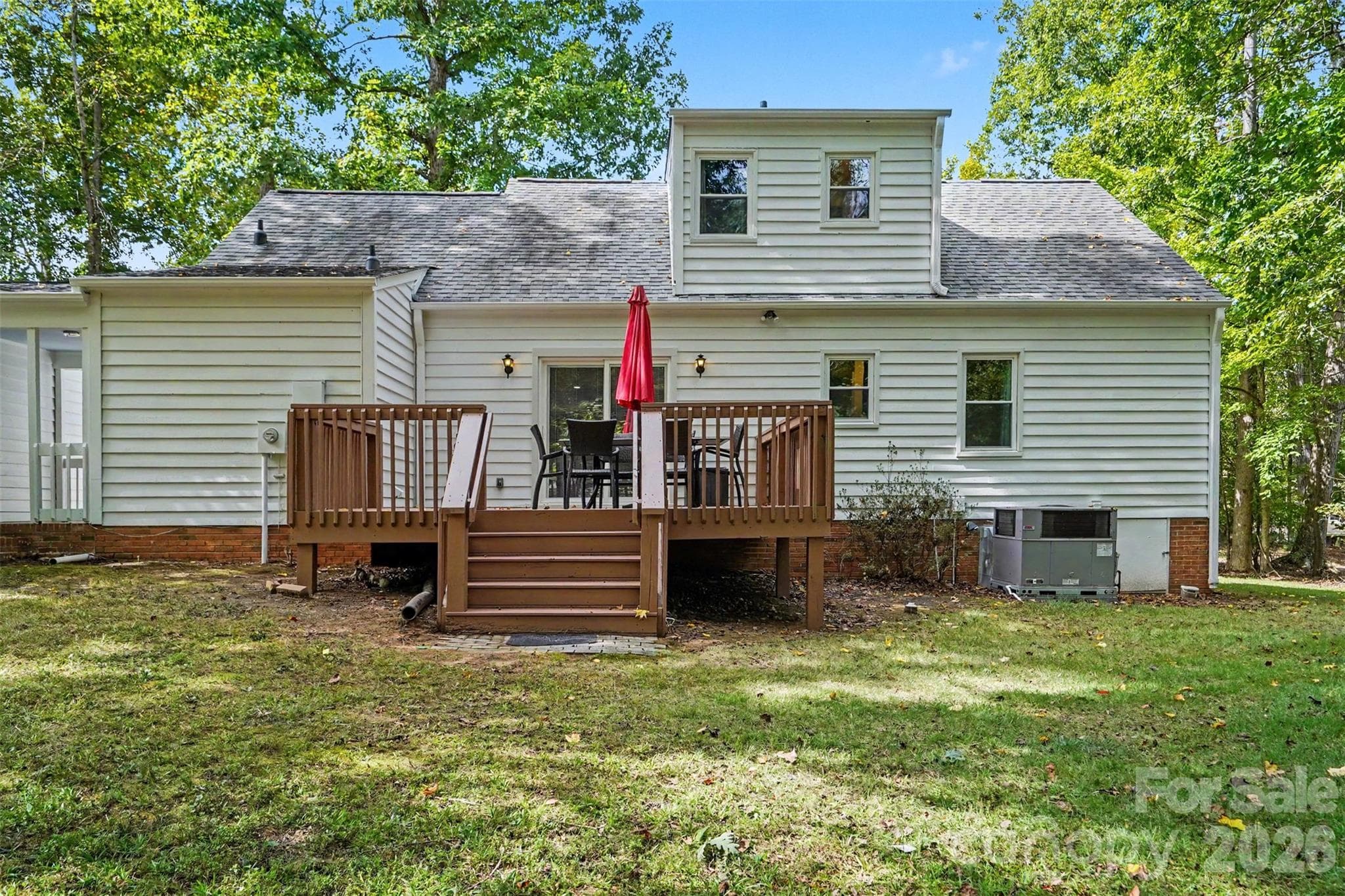 Freshly stained deck and painted exterior - 11538 Gelding Drive, Charlotte