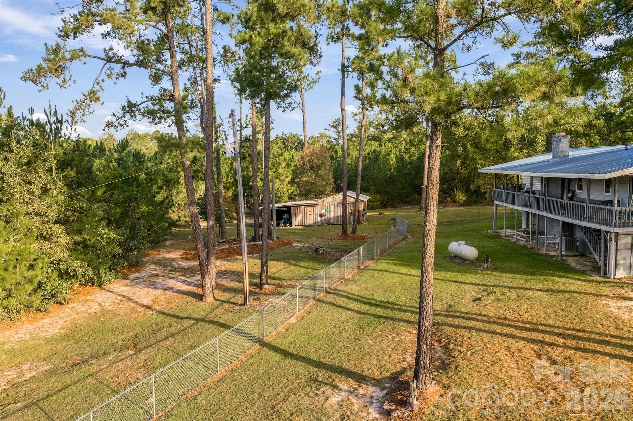 Fenced Back Yard - 1598 Marks Creek Church Road, Laurel Hill