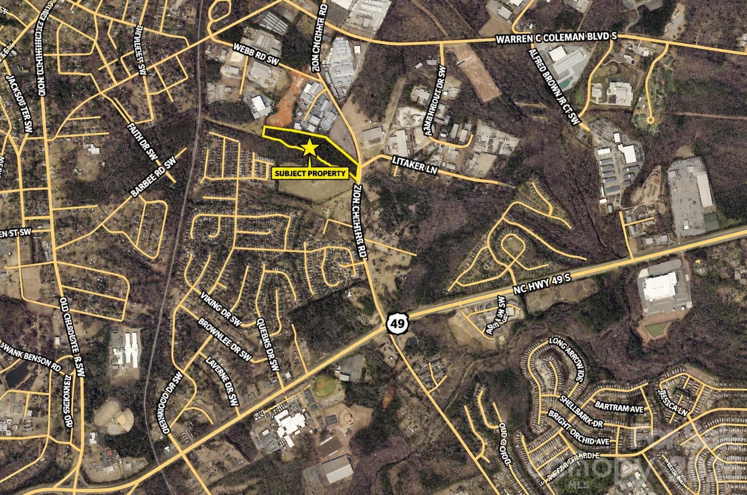 Acreage at 2976 Zion Church Road, Concord, photo 4 of 5
