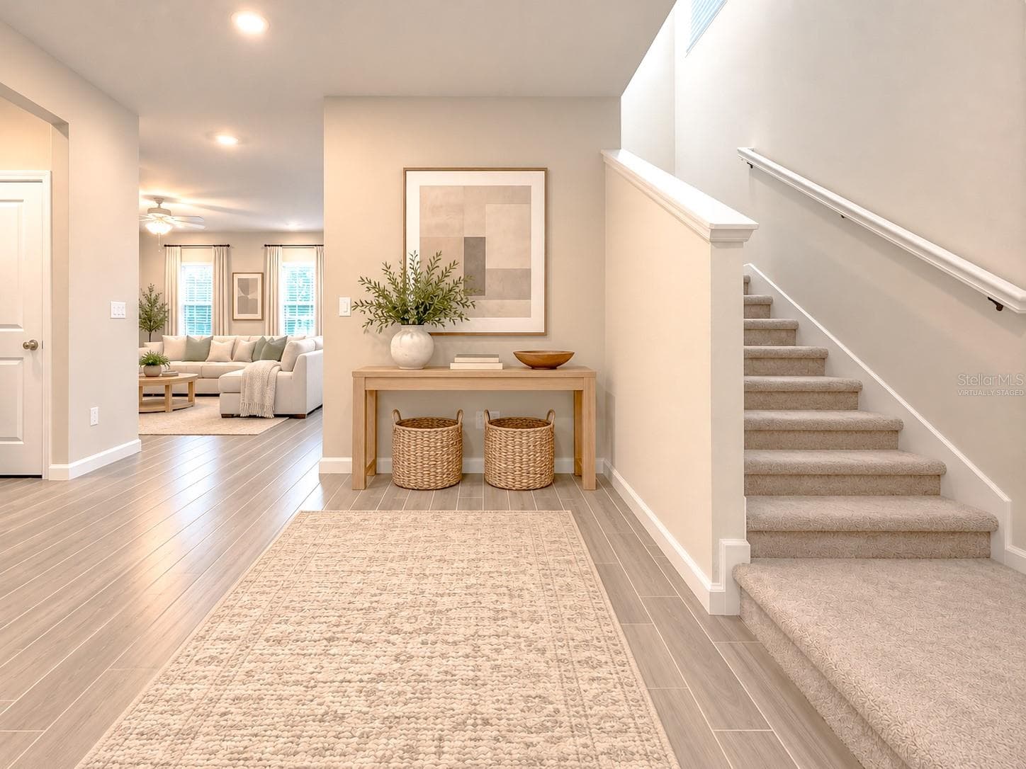 Virtually staged - Foyer - 2258 NW 89TH WAY, GAINESVILLE