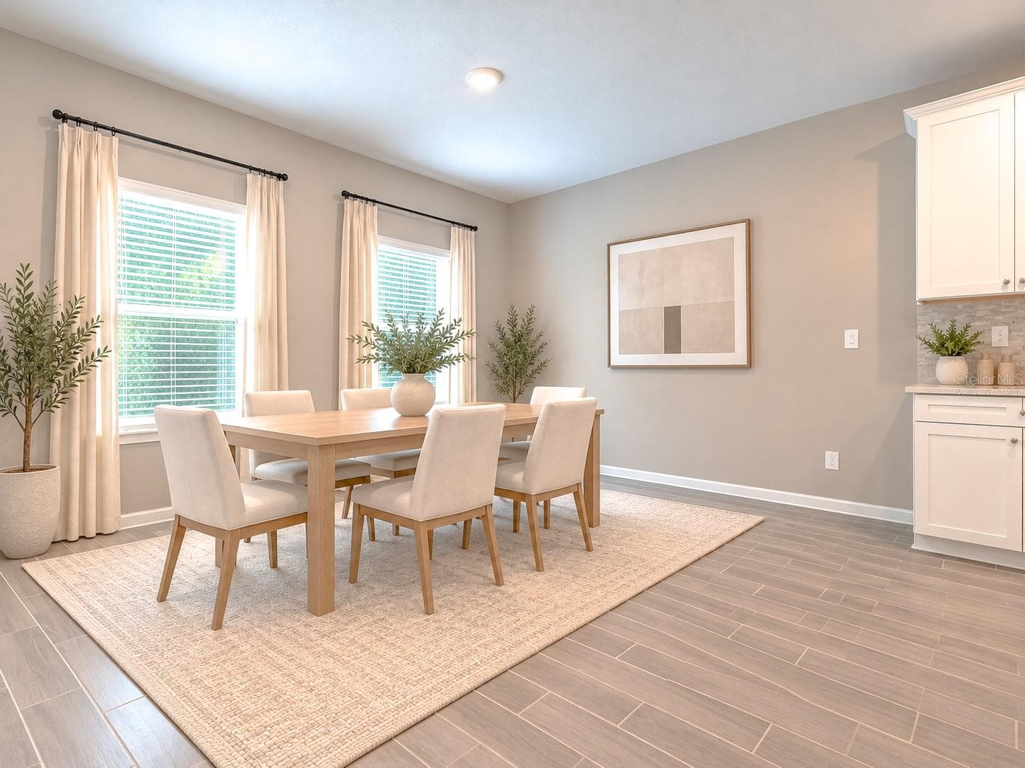 Virtually Staged - Dining Area - 2258 NW 89TH WAY, GAINESVILLE