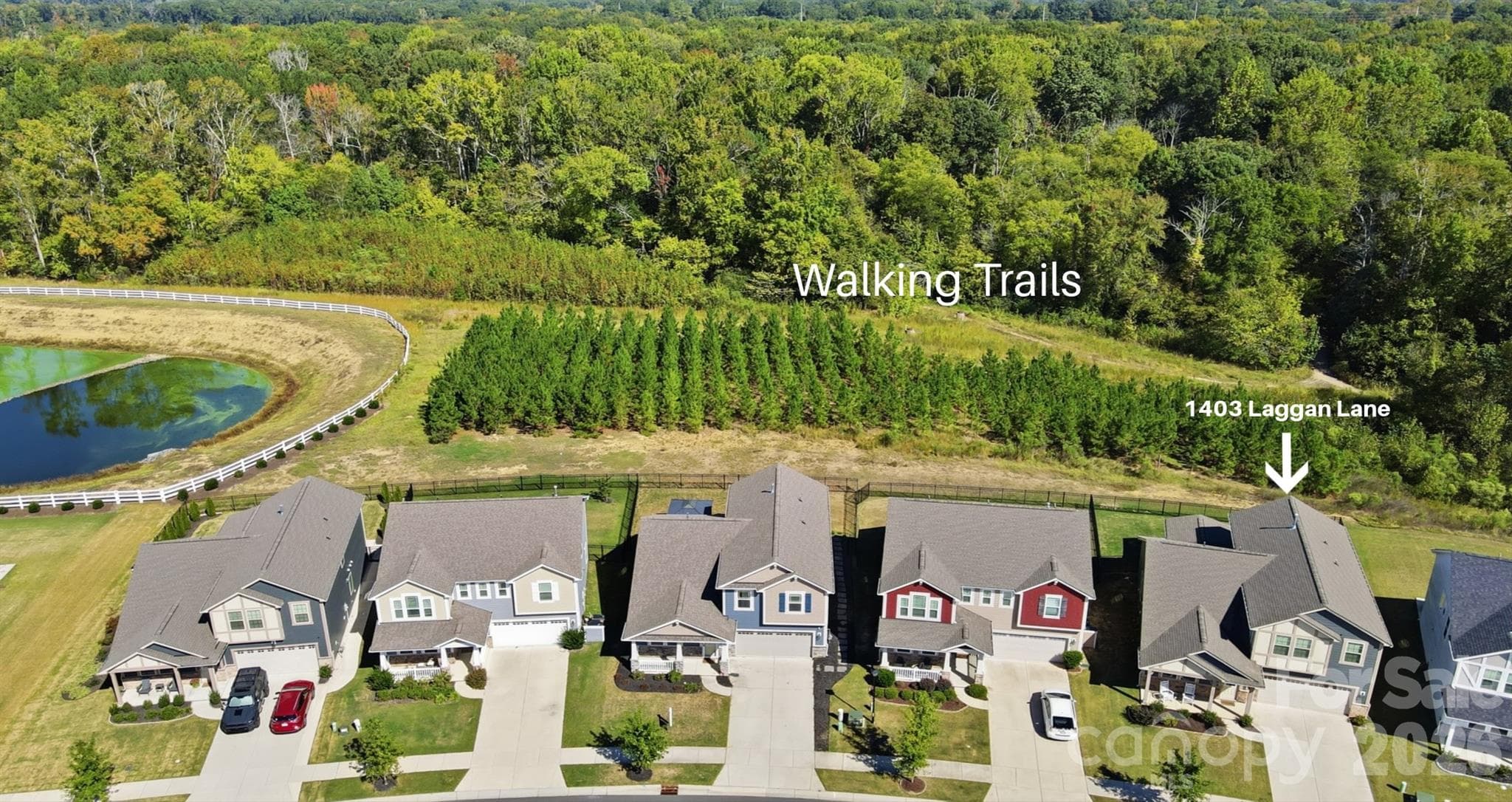 Backs up to Trees and a Walking Trail - 1403 Laggan Lane, Indian Trail