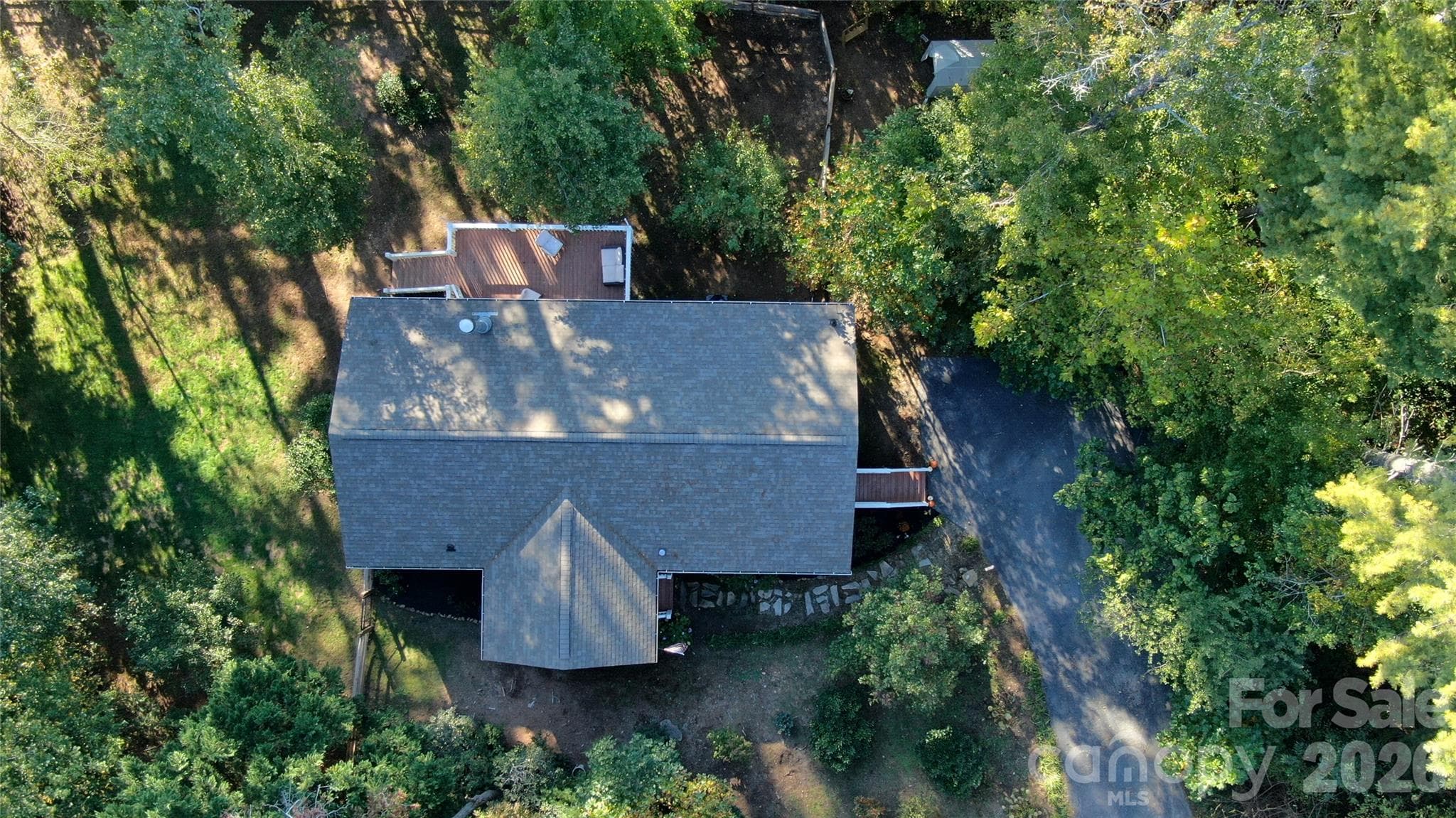 View from Above the Home - 52 Enochs Way Way, Fletcher
