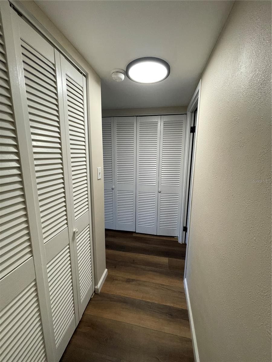 Hallway view from Bathroom - 8101 11TH ST N #217, ST PETERSBURG