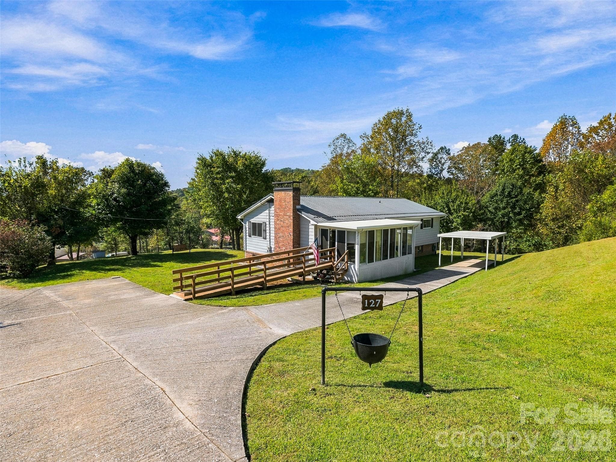 Single Family Residence at 127 Spring Hill Drive, Pisgah Forest, photo 4 of 45