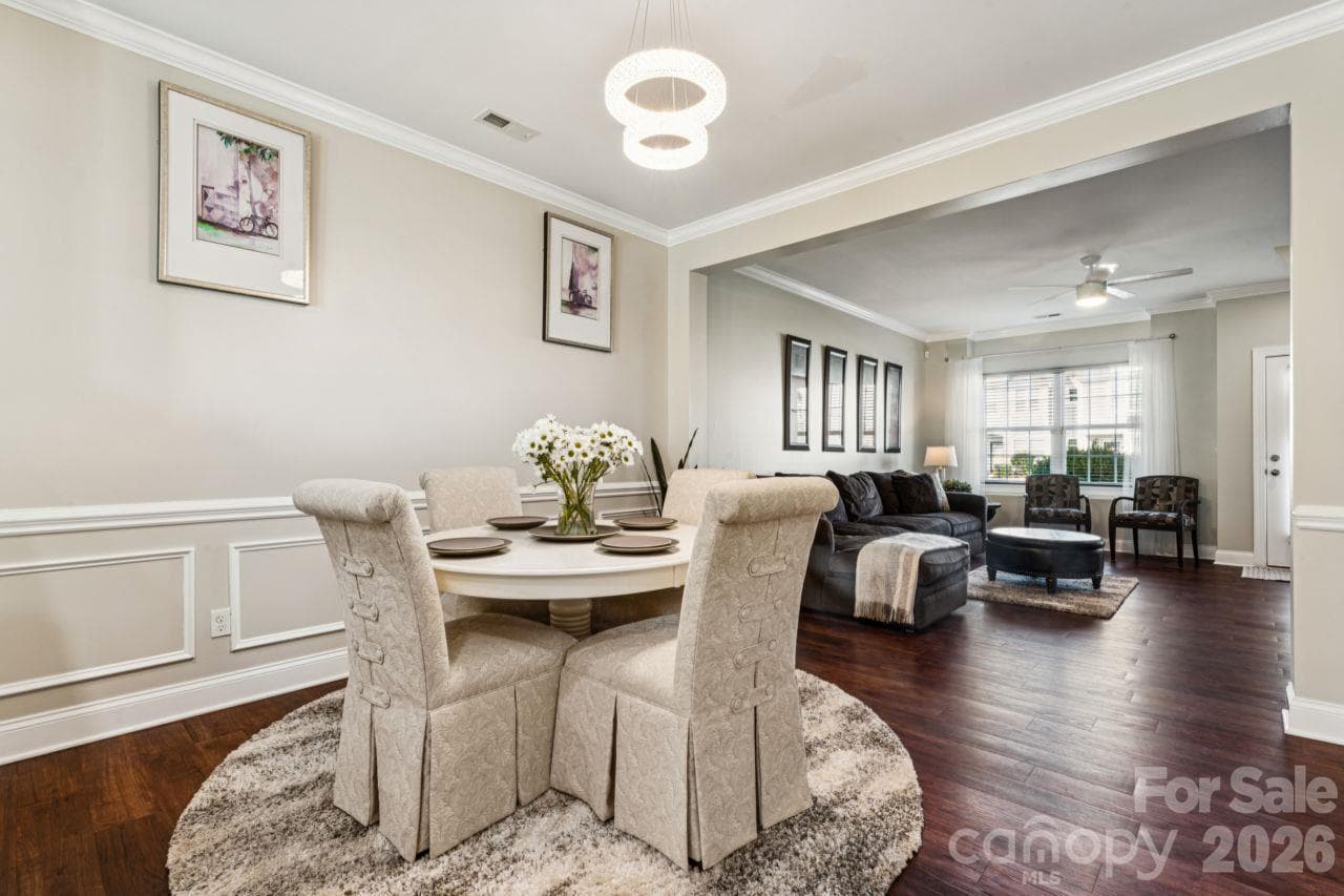 Dining to Living Area - 248 Halton Crossing Drive, Concord