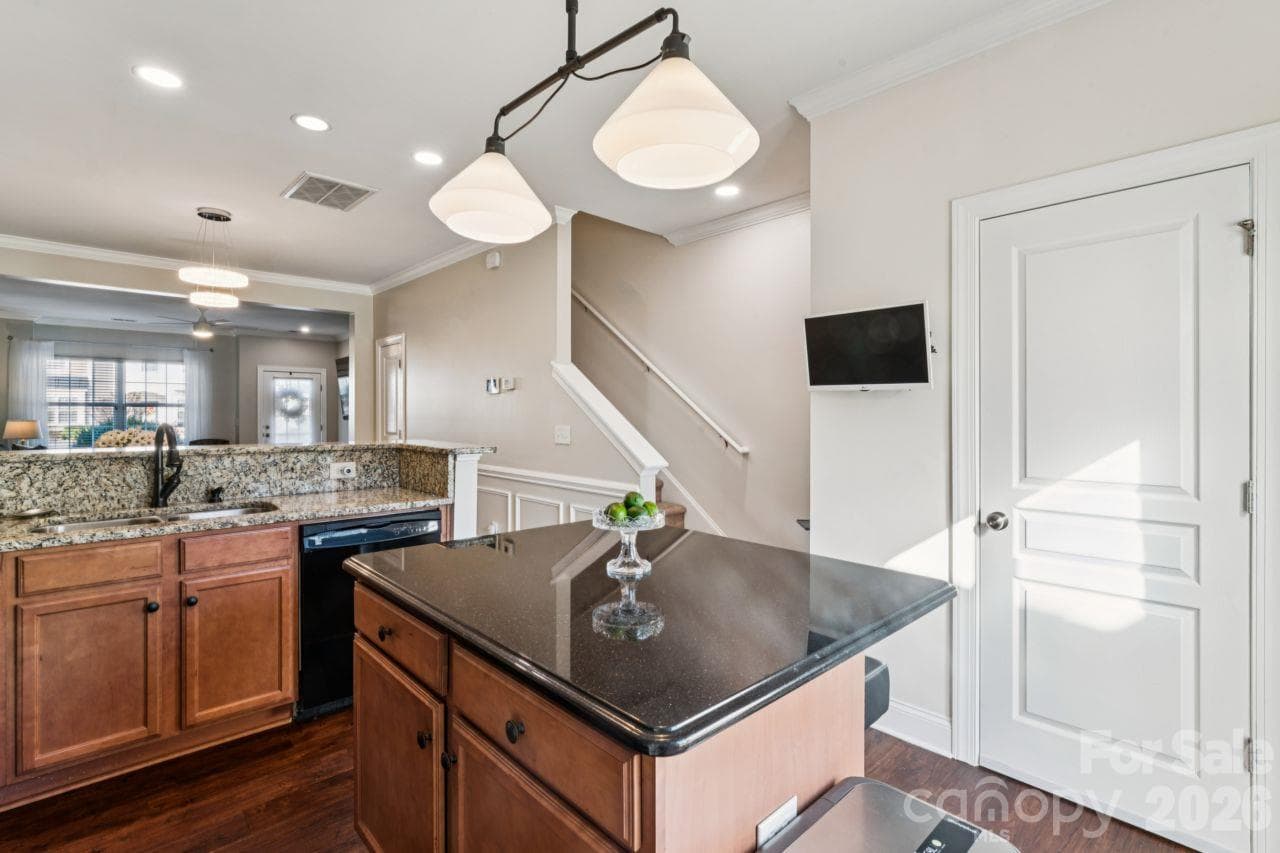 Kitchen to Upstairs - 248 Halton Crossing Drive, Concord