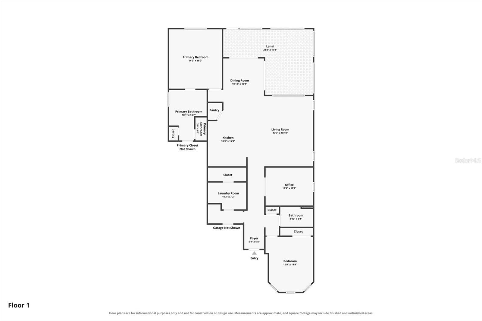 Floor Plan of this pristine, move in ready home! - 10635 WYNWARD WAY, PARRISH