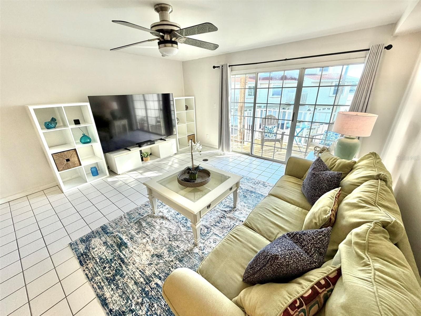 Spacious Living Area with Private Balcony. - 19201 VISTA LN #D2, INDIAN SHORES