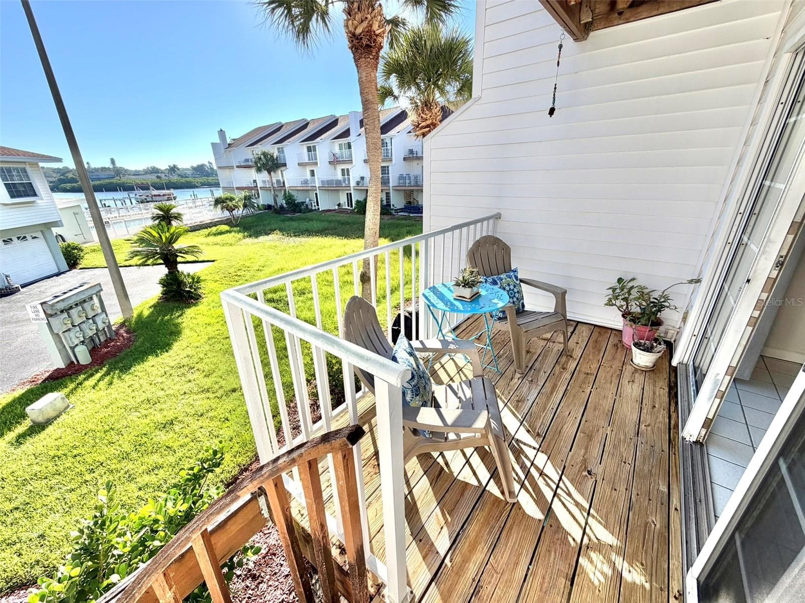 Private Deck off of Living Room - 19201 VISTA LN #D2, INDIAN SHORES