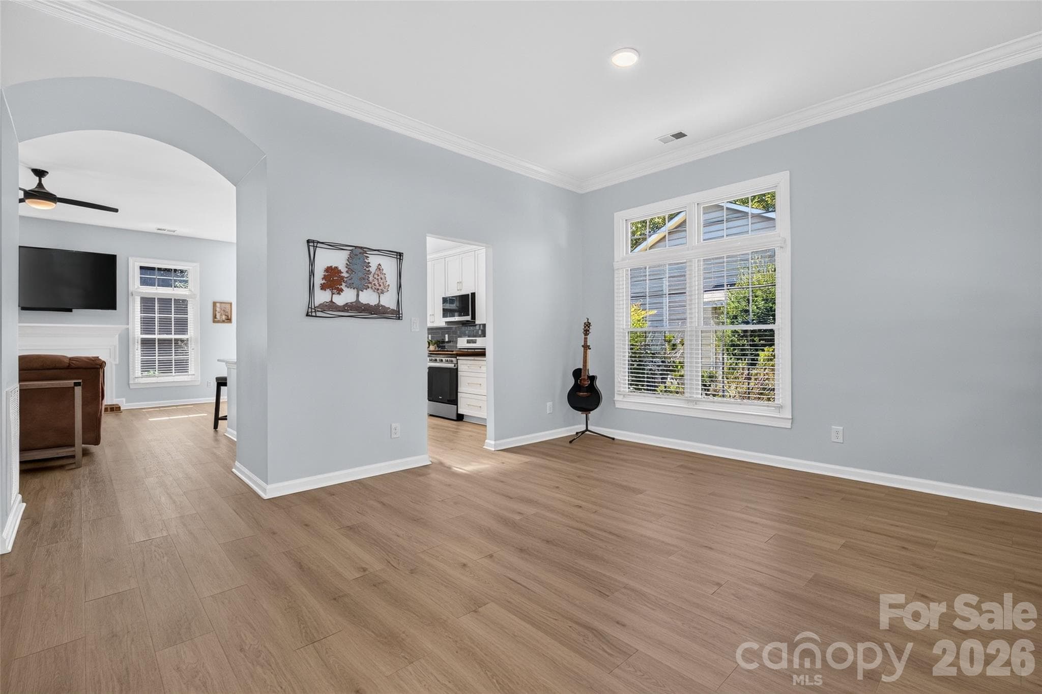 Living/Dining Room lots of natural light - 17214 Chardonnay Court, Cornelius