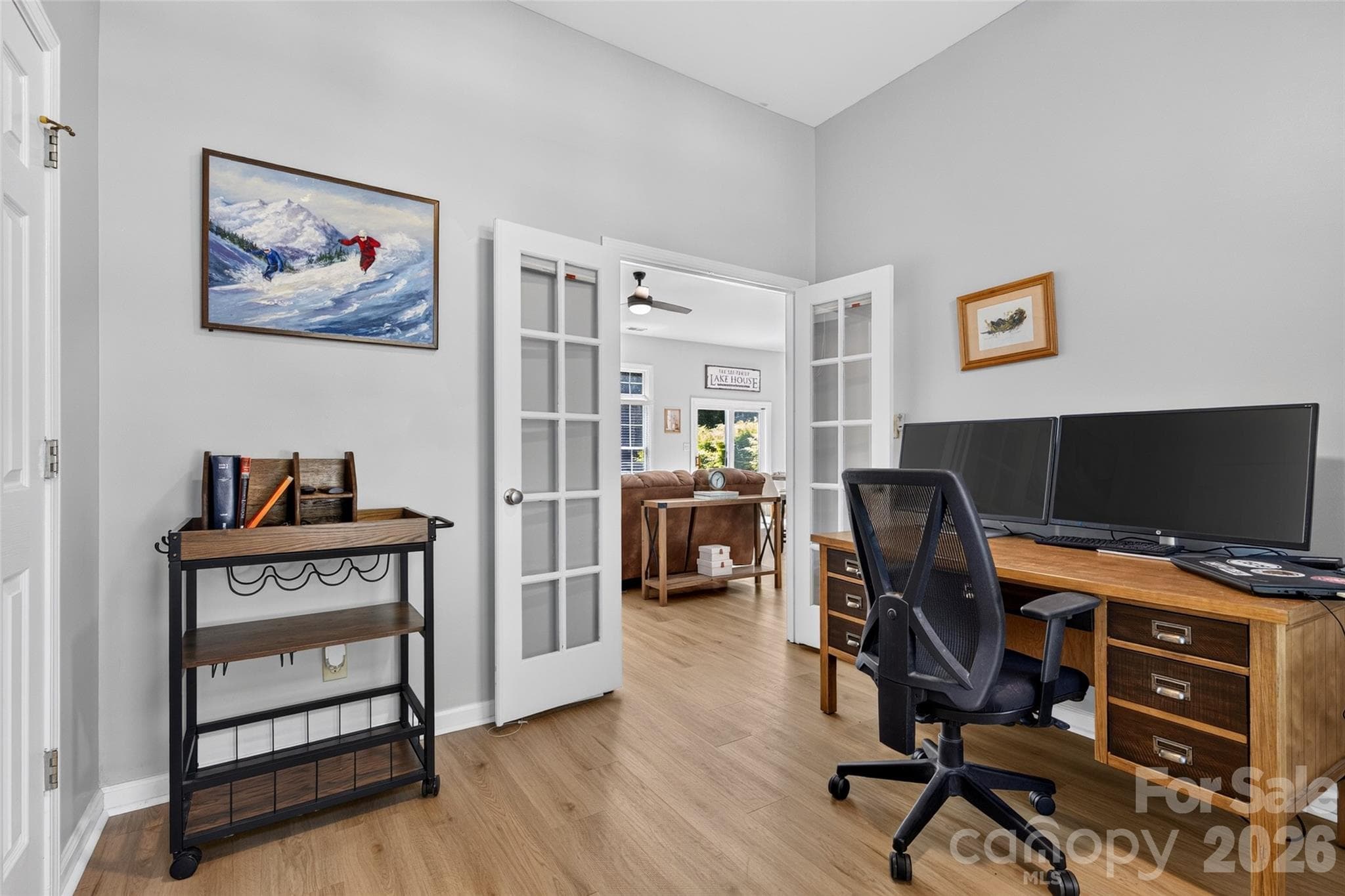 2nd Bedroom being used as an office - 17214 Chardonnay Court, Cornelius