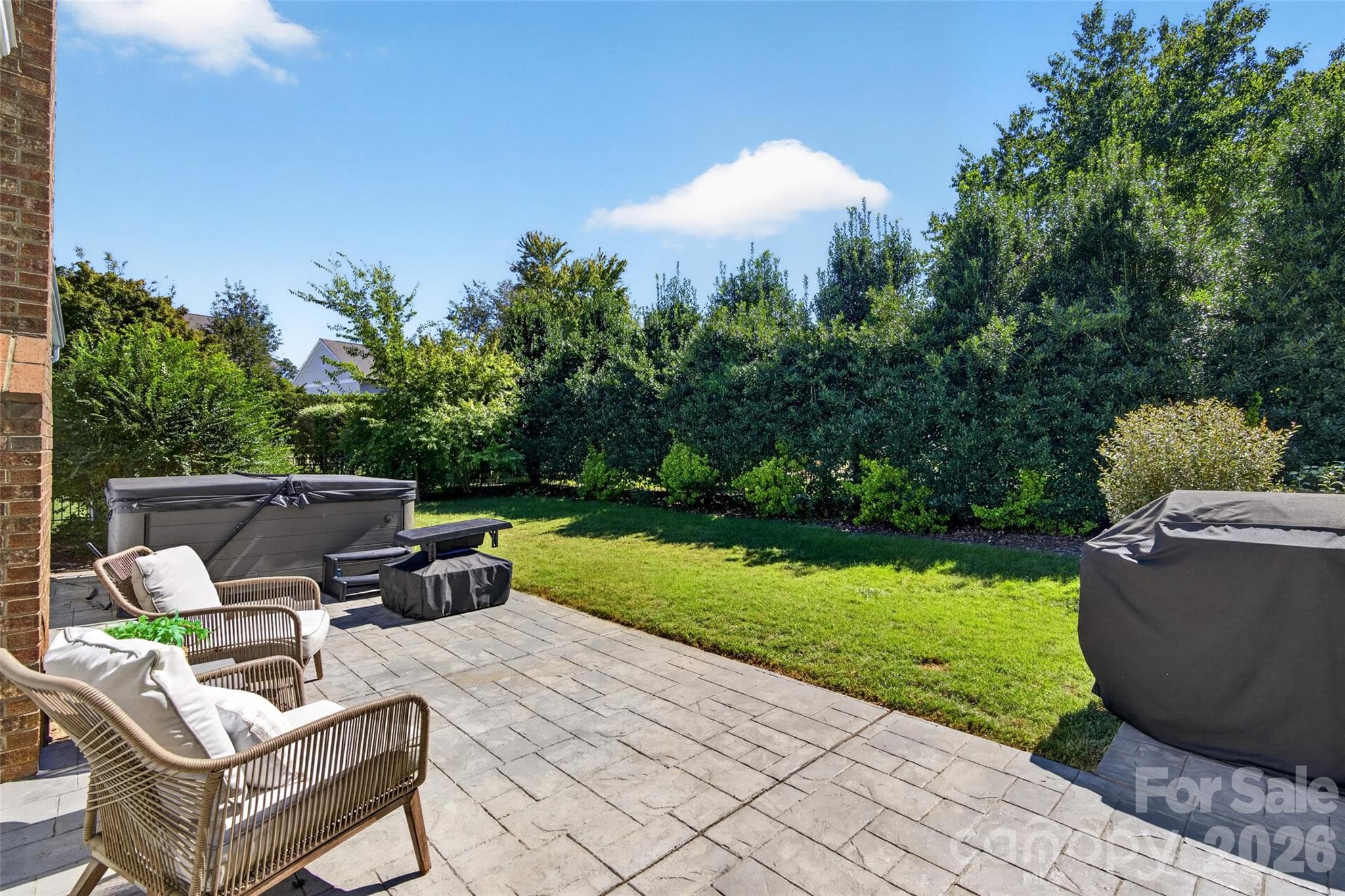 Private Fully Fenced Backyard - 17214 Chardonnay Court, Cornelius