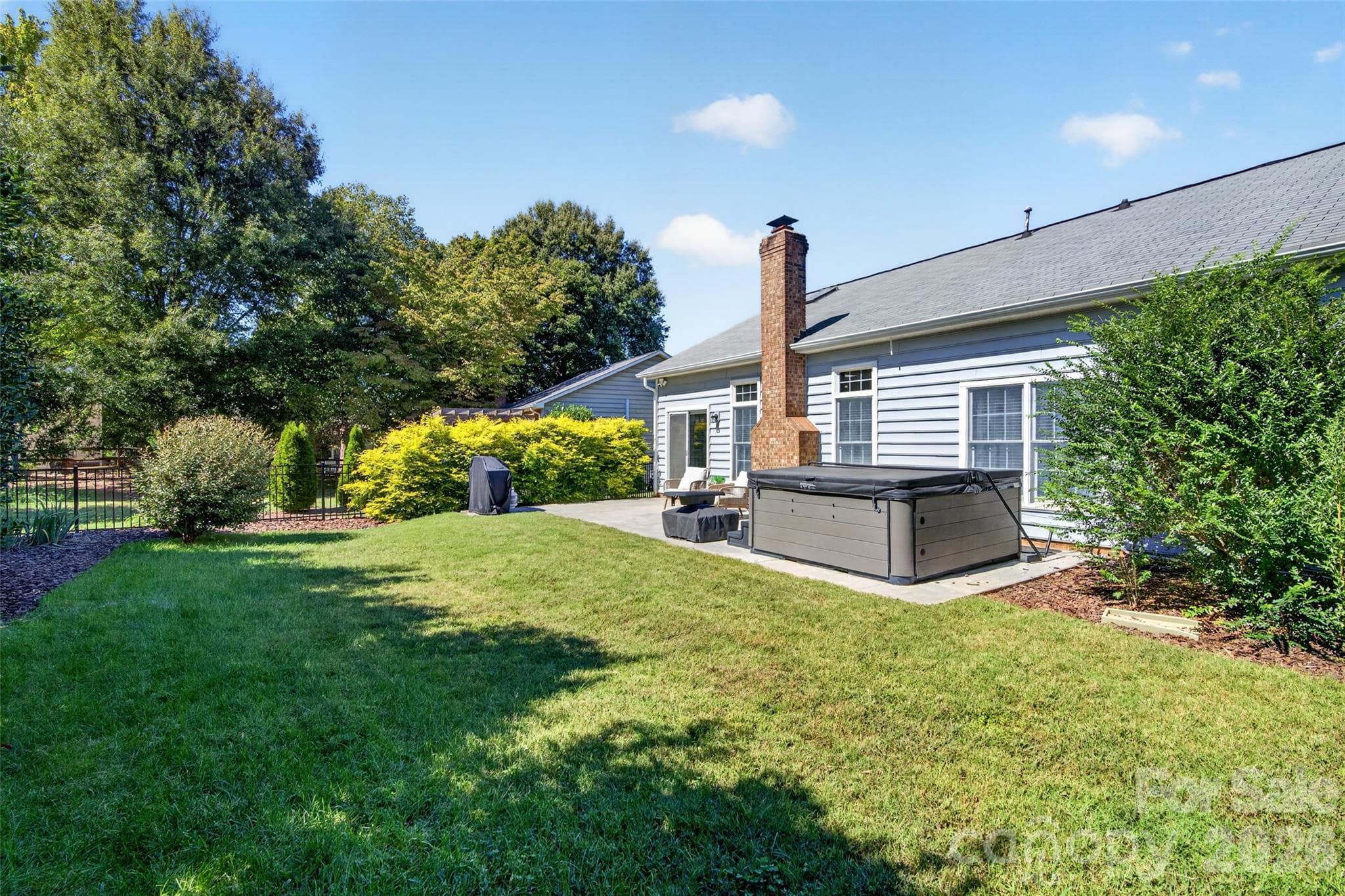 Private Fully Fenced Backyard - 17214 Chardonnay Court, Cornelius