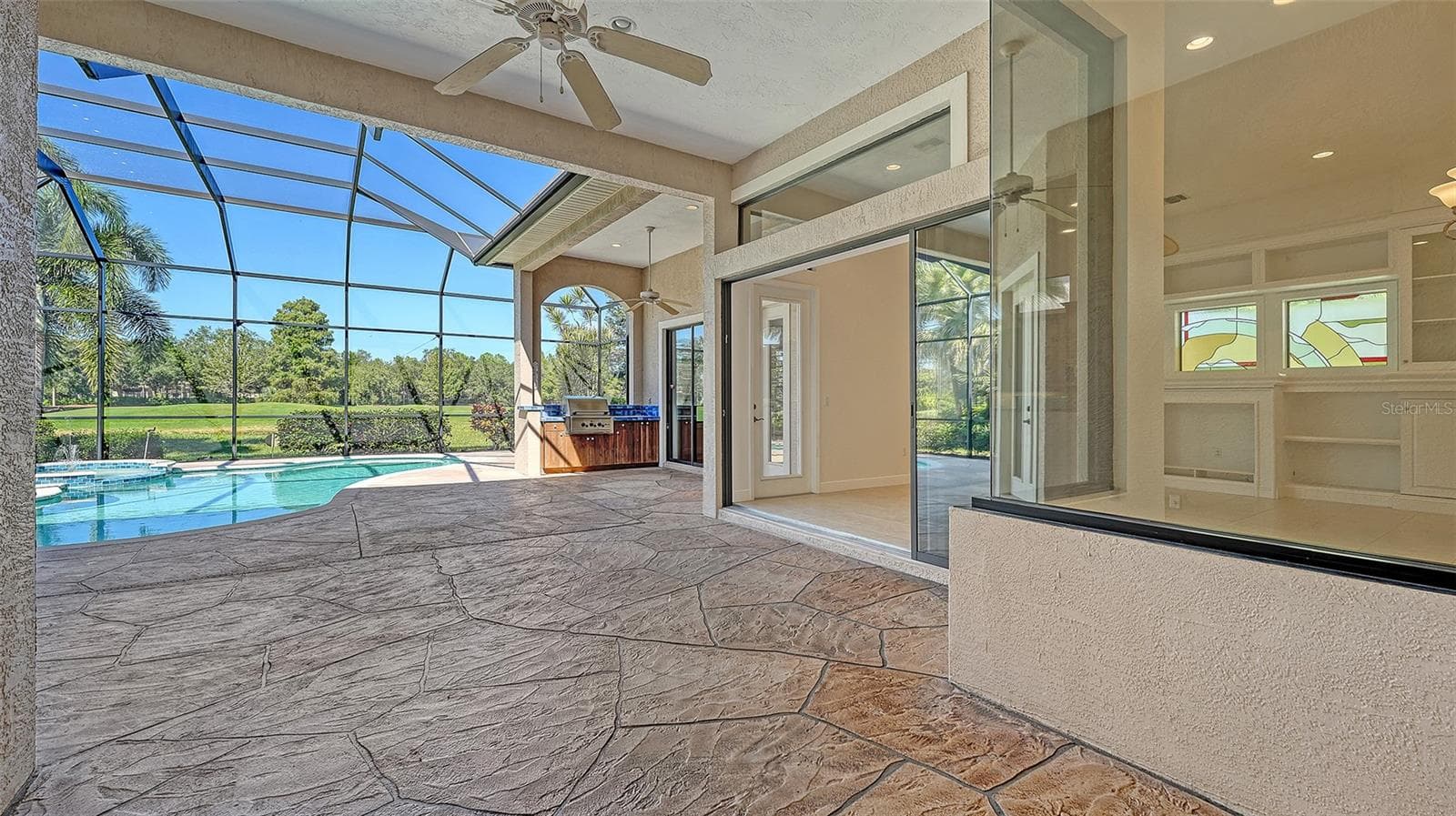 Spacious lanai with plenty of under roof space - 13978 SIENA LOOP, LAKEWOOD RANCH